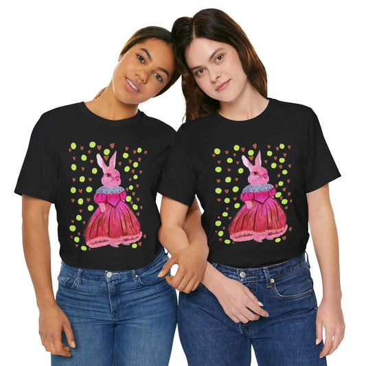 Pink Bunny - Pop Art Unisex Tee House of Poco Loco