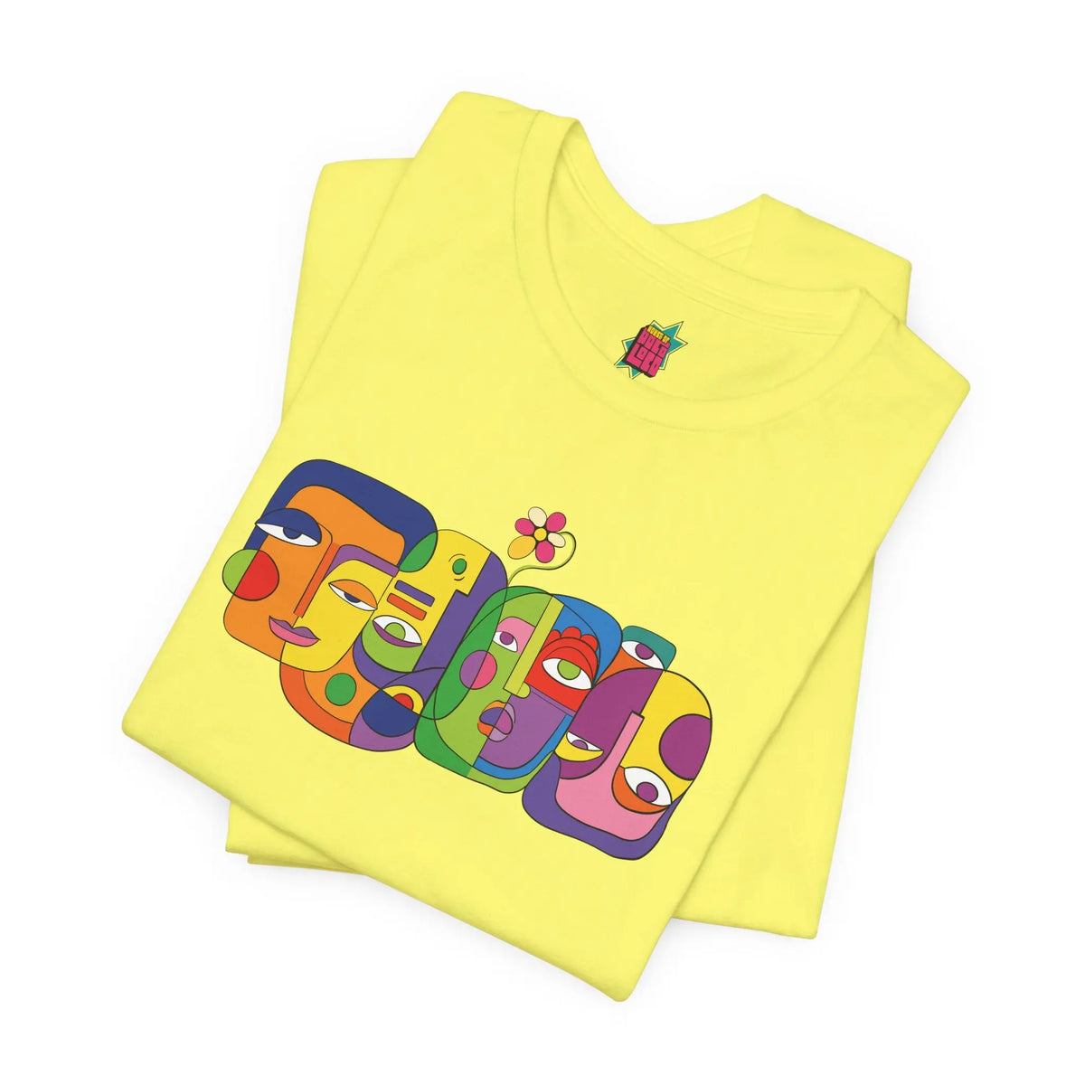 Multi Faces - Pop Art Unisex Tee House of Poco Loco