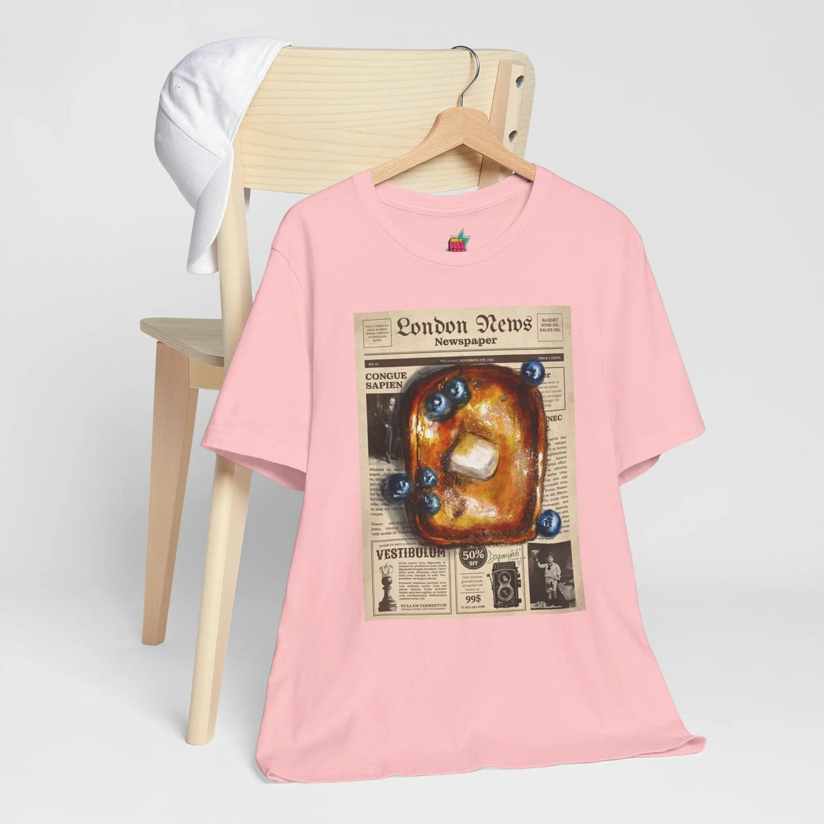 Breakfast Paper - Pop Art Unisex Tee House of Poco Loco