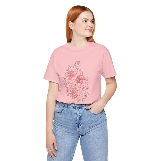 Rosy Lines - Pop Art Unisex Tee House of Poco Loco