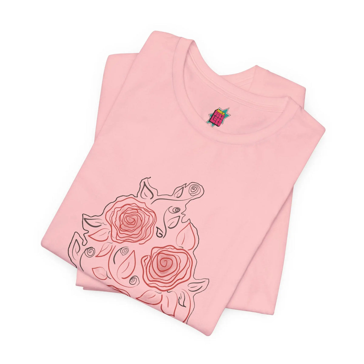 Rosy Lines - Pop Art Unisex Tee House of Poco Loco