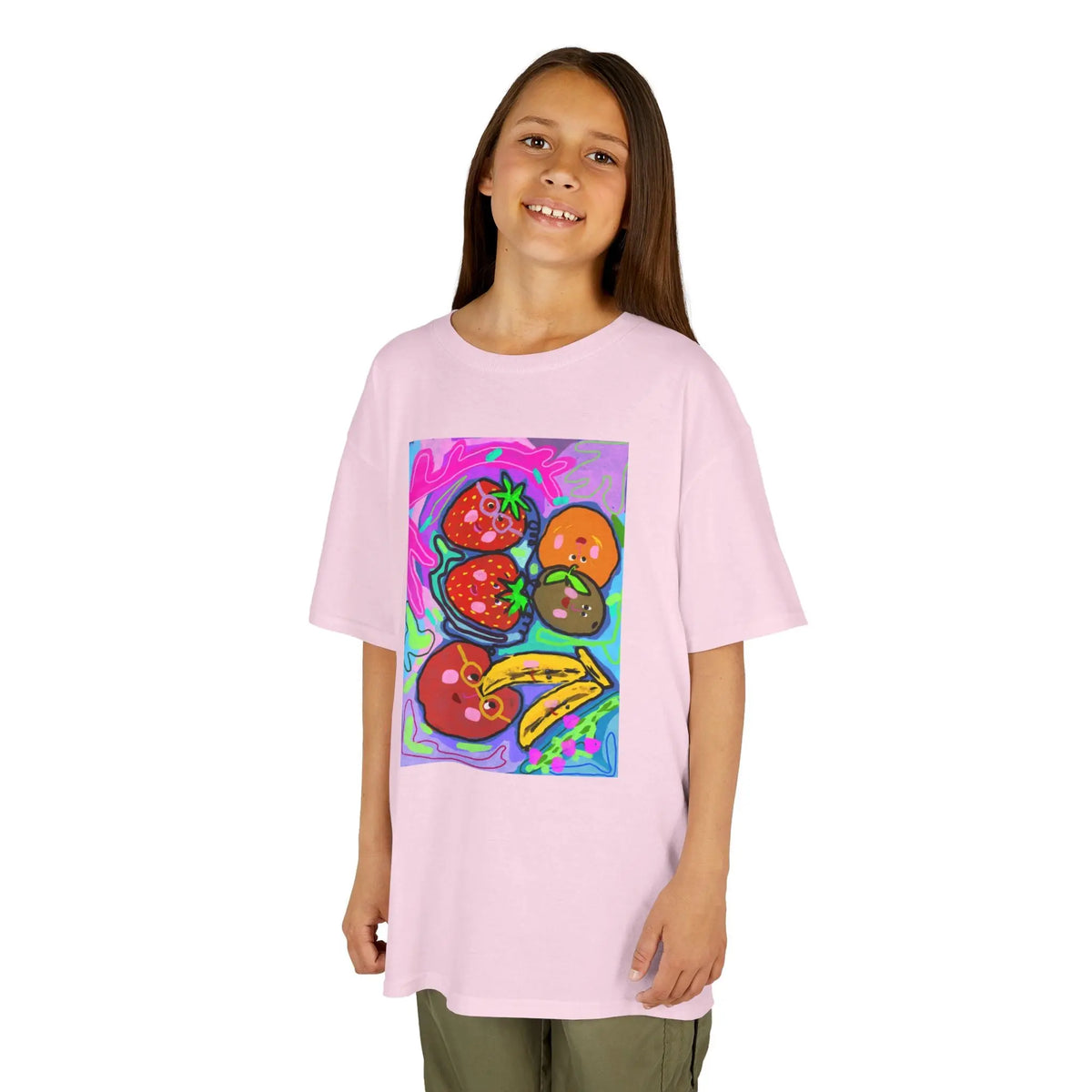 Colorful Doodle Fruit | Pop Art Kids Tee House of Poco Loco