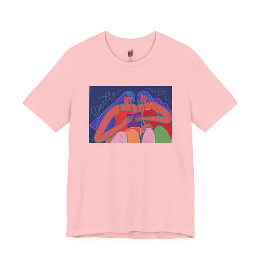 Besties Together Pop Art T-Shirt