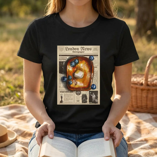 Breakfast Paper Pop Art T-Shirt