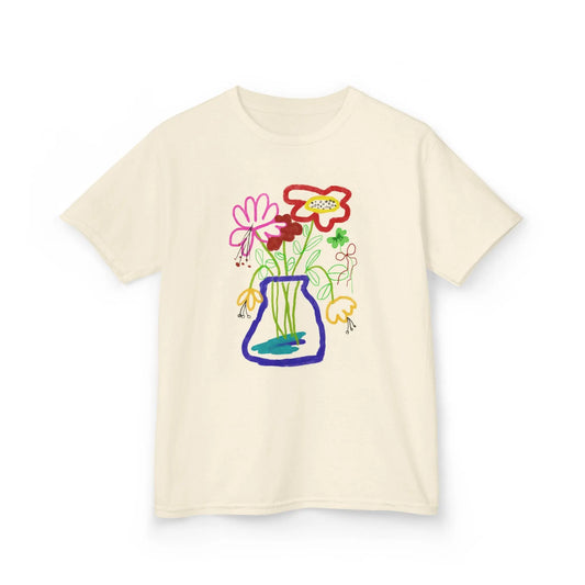 Flower Pot Doodle | Pop Art Kids Tee House of Poco Loco