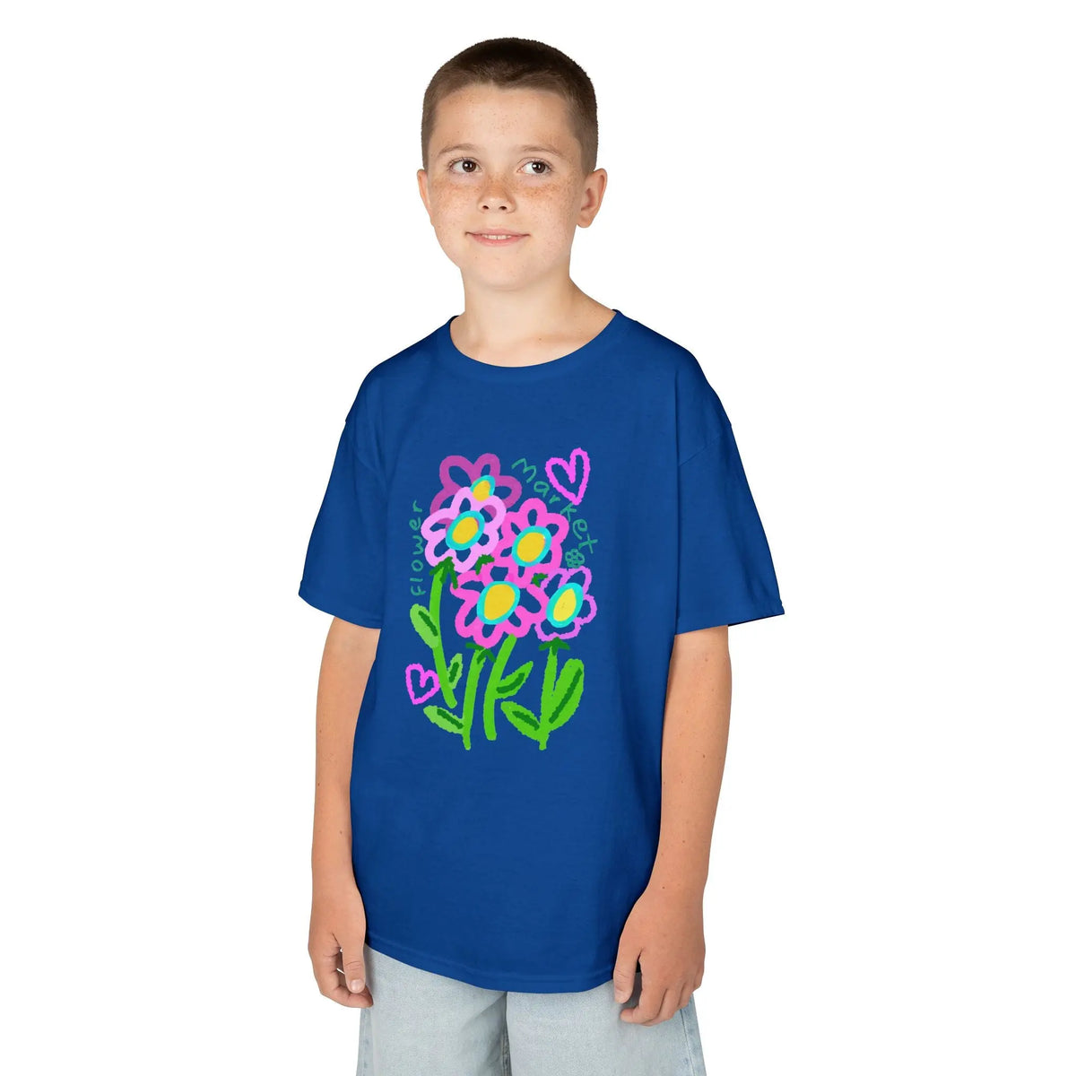 Doodle Floral Bouquet | Pop Art Kids Tee House of Poco Loco