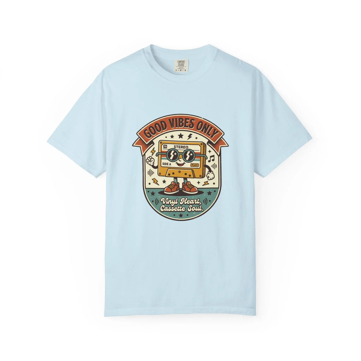 Good Vibes Only Cassette -  Vintage T-Shirt House of Poco Loco