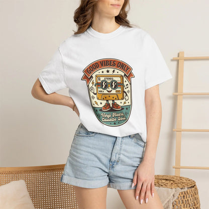 Good Vibes Only Cassette -  Vintage T-Shirt House of Poco Loco