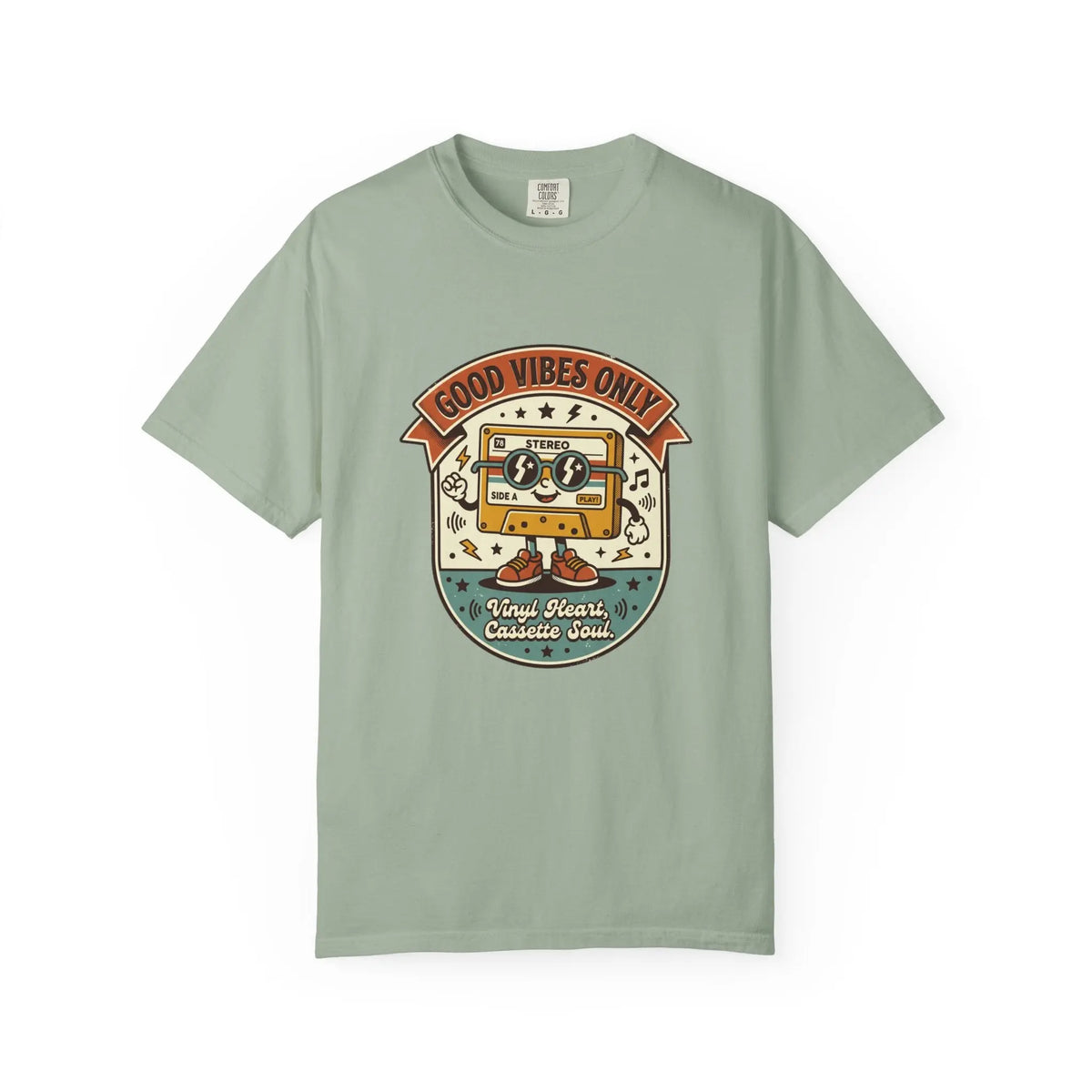 Good Vibes Only Cassette -  Vintage T-Shirt House of Poco Loco
