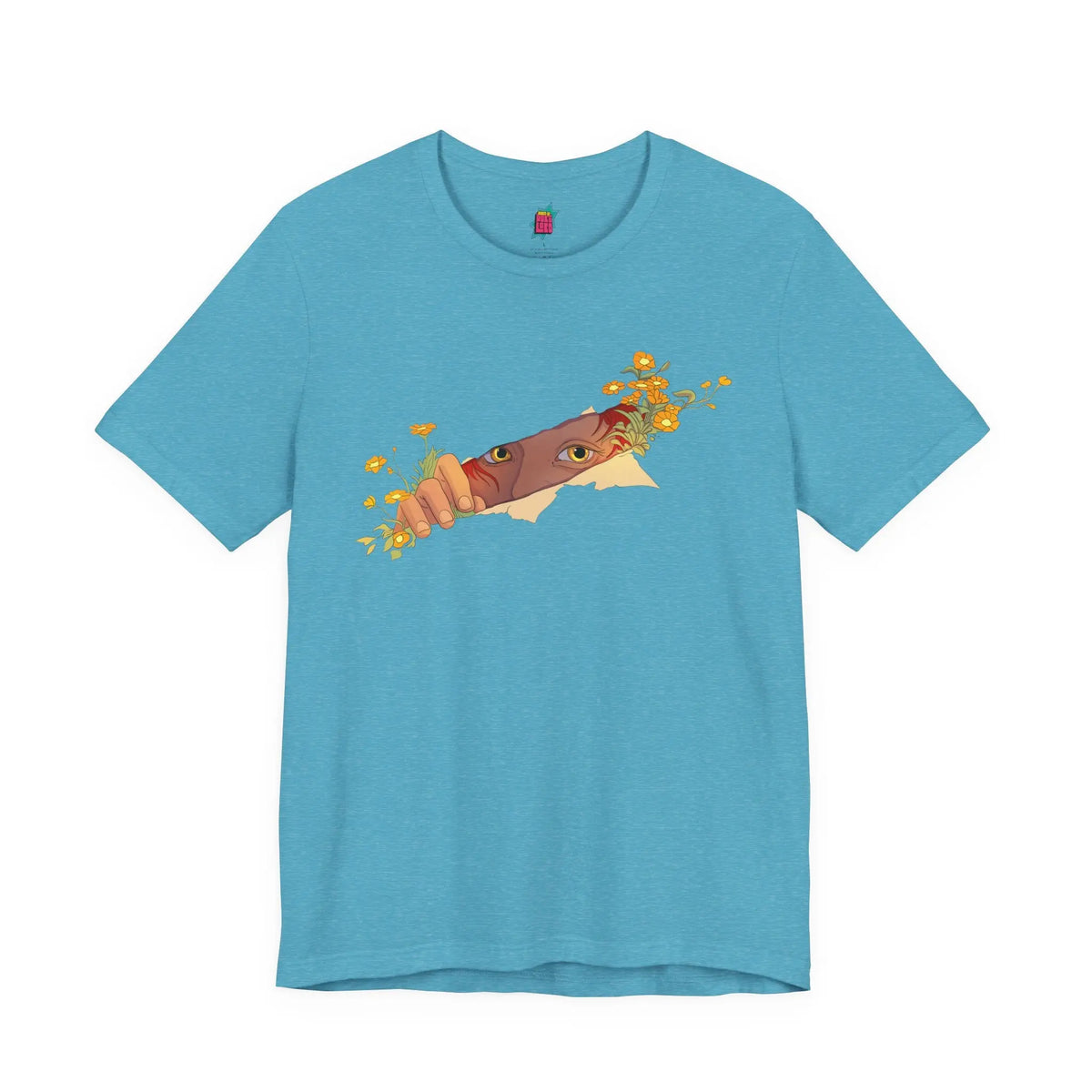 Flower Peek - Pop Art Unisex Tee House of Poco Loco