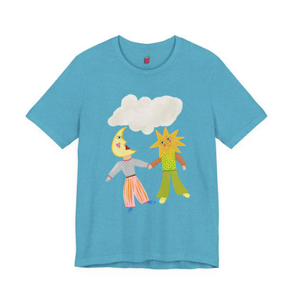Sun and Moon - Pop Art T-Shirt Unisex House of Poco Loco