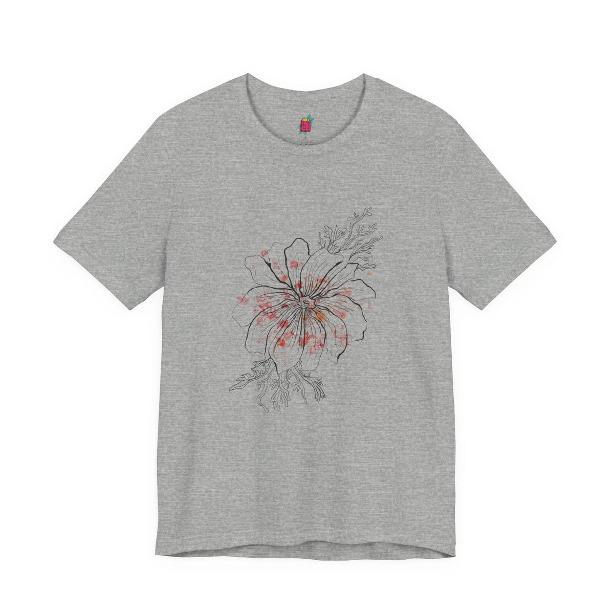 Hibiscus Flower - Pop Art Unisex Tee House of Poco Loco