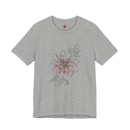 Hibiscus Flower - Pop Art Unisex Tee House of Poco Loco