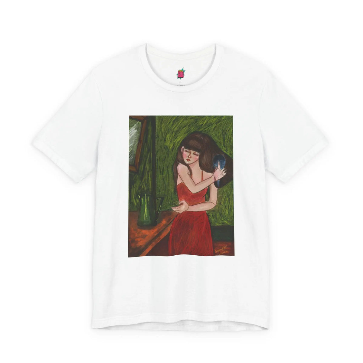 Combing Hair - Pop Art Unisex Tee House of Poco Loco