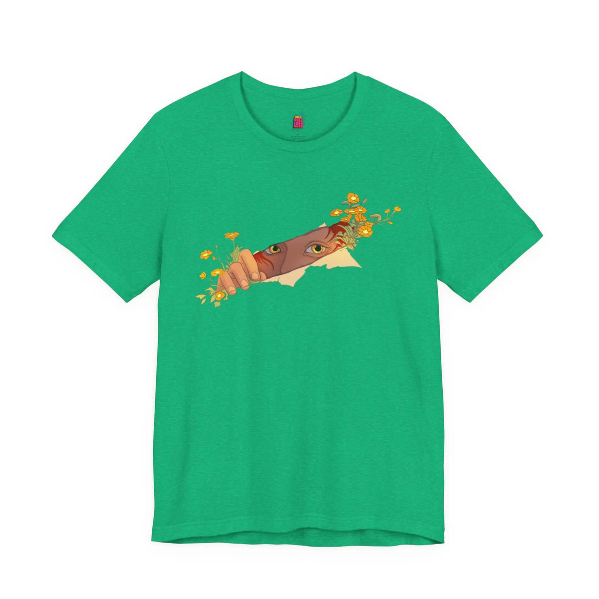 Flower Peek - Pop Art Unisex Tee House of Poco Loco