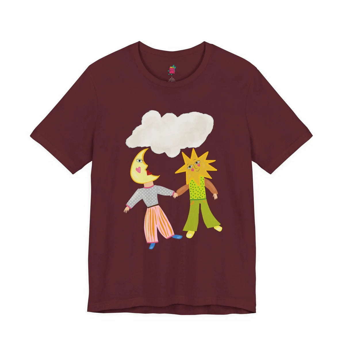Sun and Moon - Pop Art T-Shirt Unisex House of Poco Loco