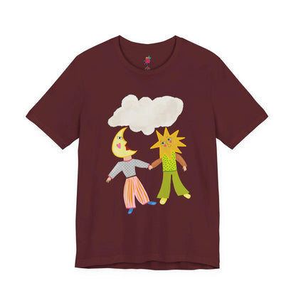 Sun and Moon - Pop Art T-Shirt Unisex House of Poco Loco