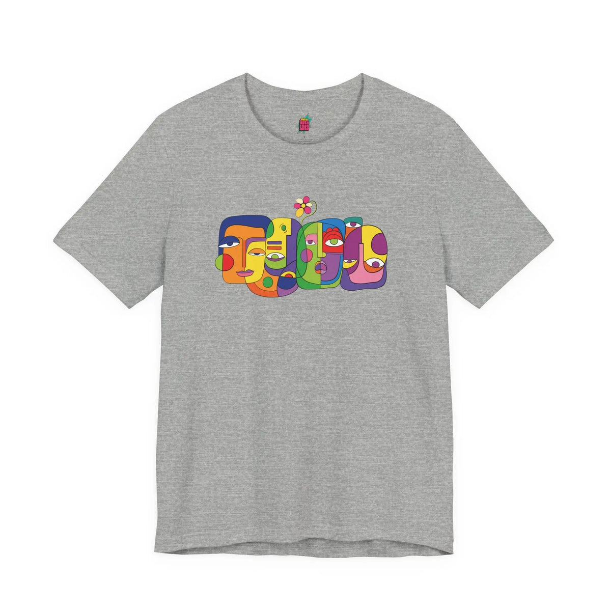 Multi Faces - Pop Art Unisex Tee House of Poco Loco