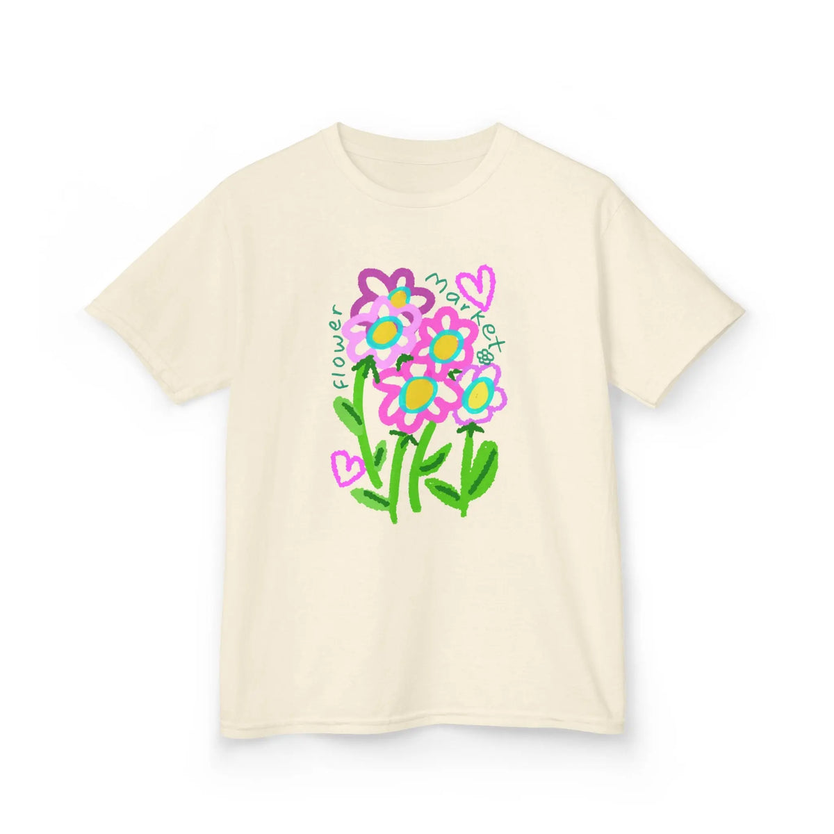 Doodle Floral Bouquet | Pop Art Kids Tee House of Poco Loco