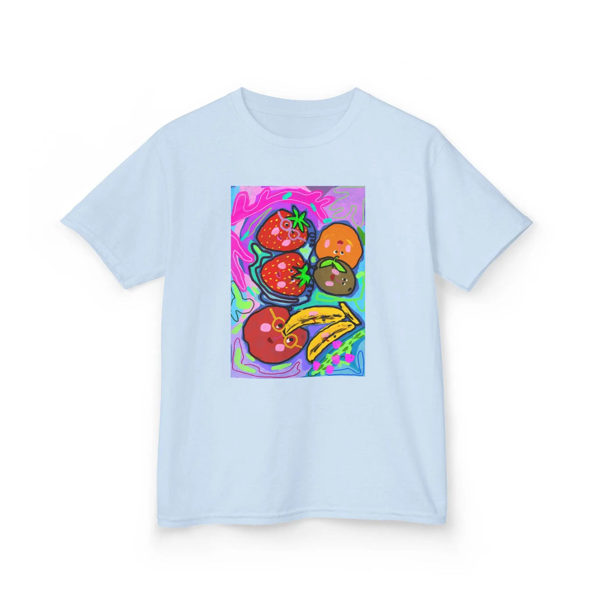 Colorful Doodle Fruit  | Pop Art Kids Tee House of Poco Loco