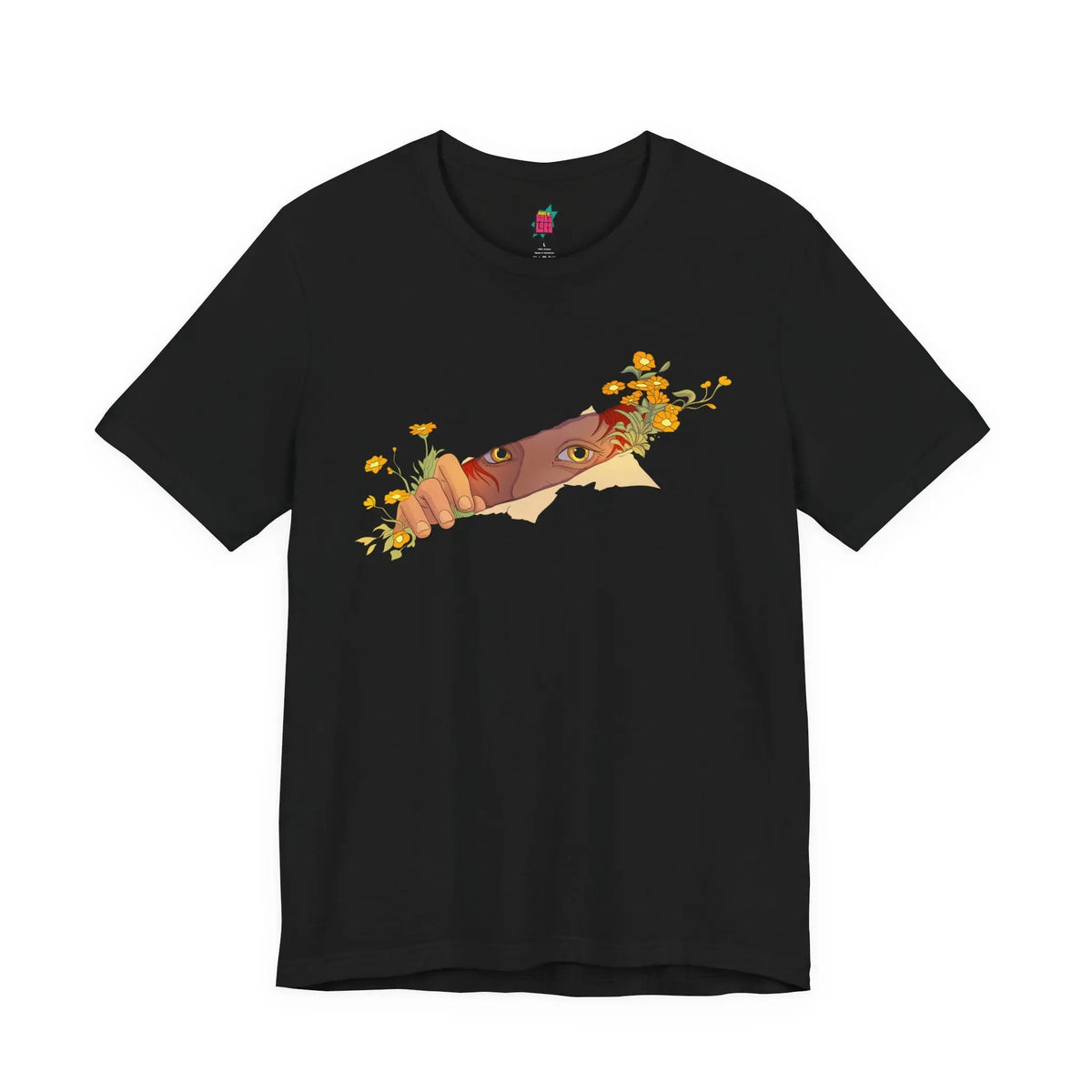 Flower Peek - Pop Art Unisex Tee House of Poco Loco