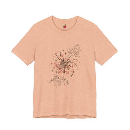 Hibiscus Flower - Pop Art Unisex Tee House of Poco Loco