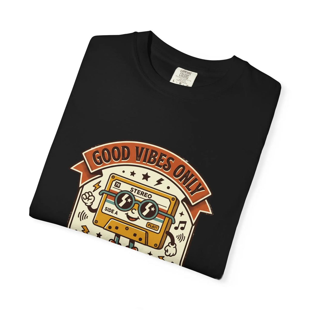Good Vibes Only Cassette -  Vintage T-Shirt House of Poco Loco