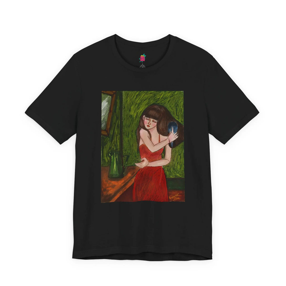 Combing Hair - Pop Art Unisex Tee House of Poco Loco