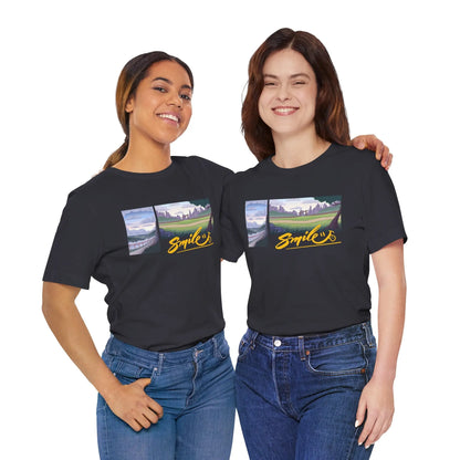 Cloudy Smile - Pop Art Unisex Tee House of Poco Loco