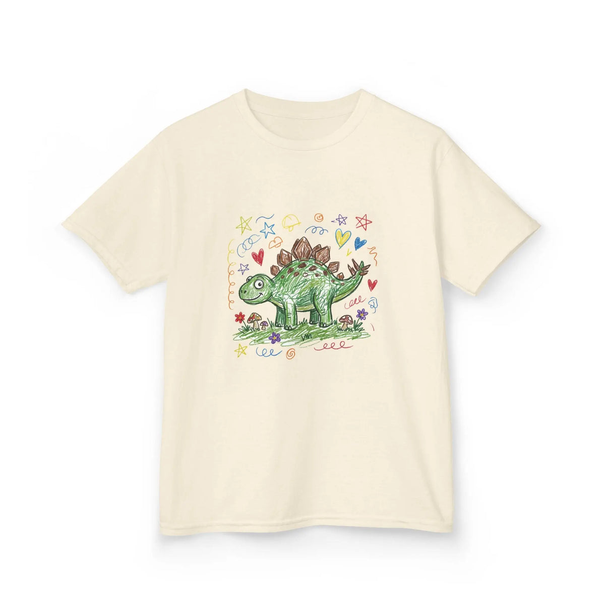 Stego Scribble Dino | Pop Art Kids Tee House of Poco Loco