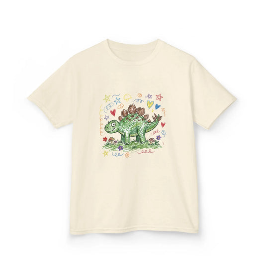 Stego Scribble Dino | Pop Art Kids Tee House of Poco Loco