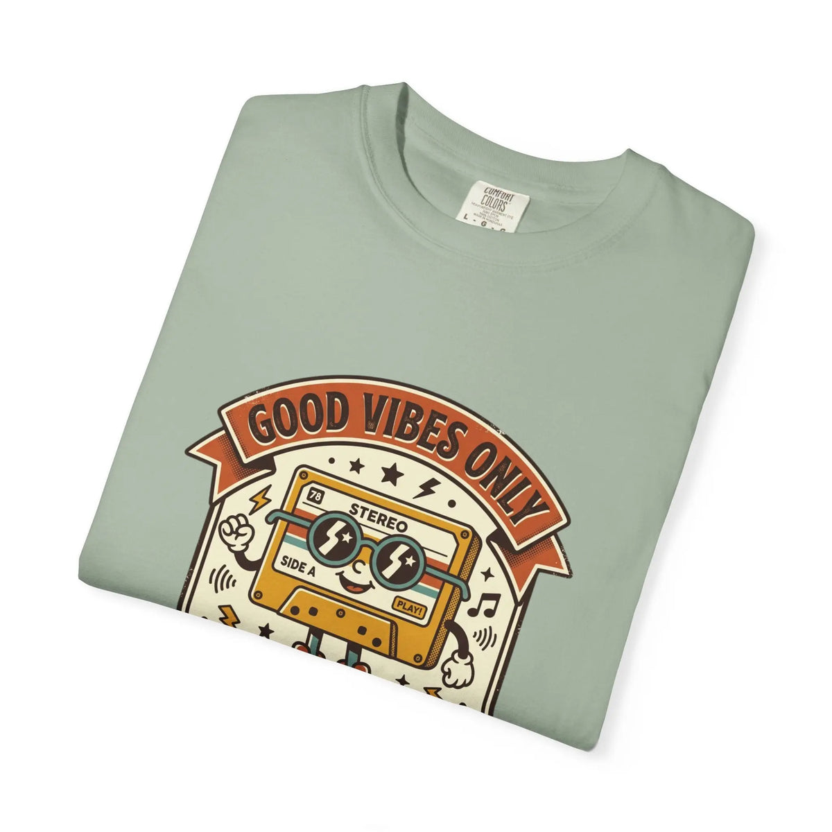 Good Vibes Only Cassette -  Vintage T-Shirt House of Poco Loco