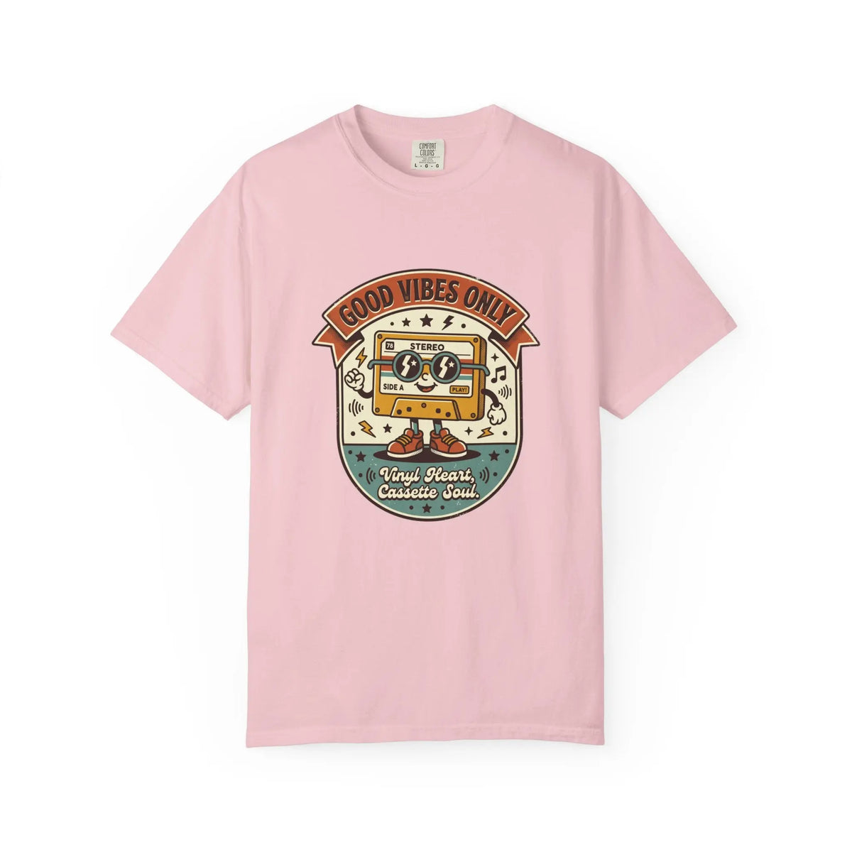 Good Vibes Only Cassette -  Vintage T-Shirt House of Poco Loco