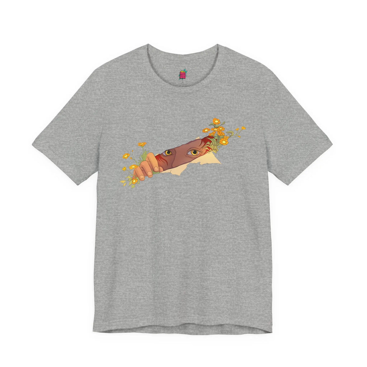 Flower Peek - Pop Art Unisex Tee House of Poco Loco