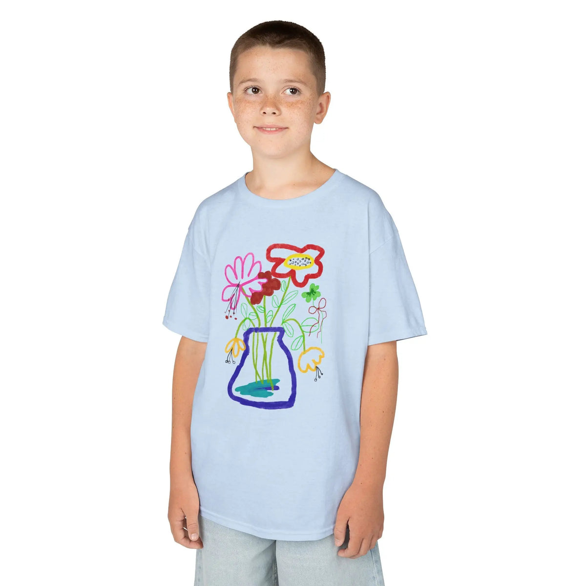 Flower Pot Doodle | Pop Art Kids Tee House of Poco Loco