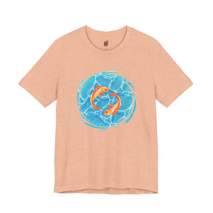 Fish in Blues - Pop Art Unisex Tee House of Poco Loco