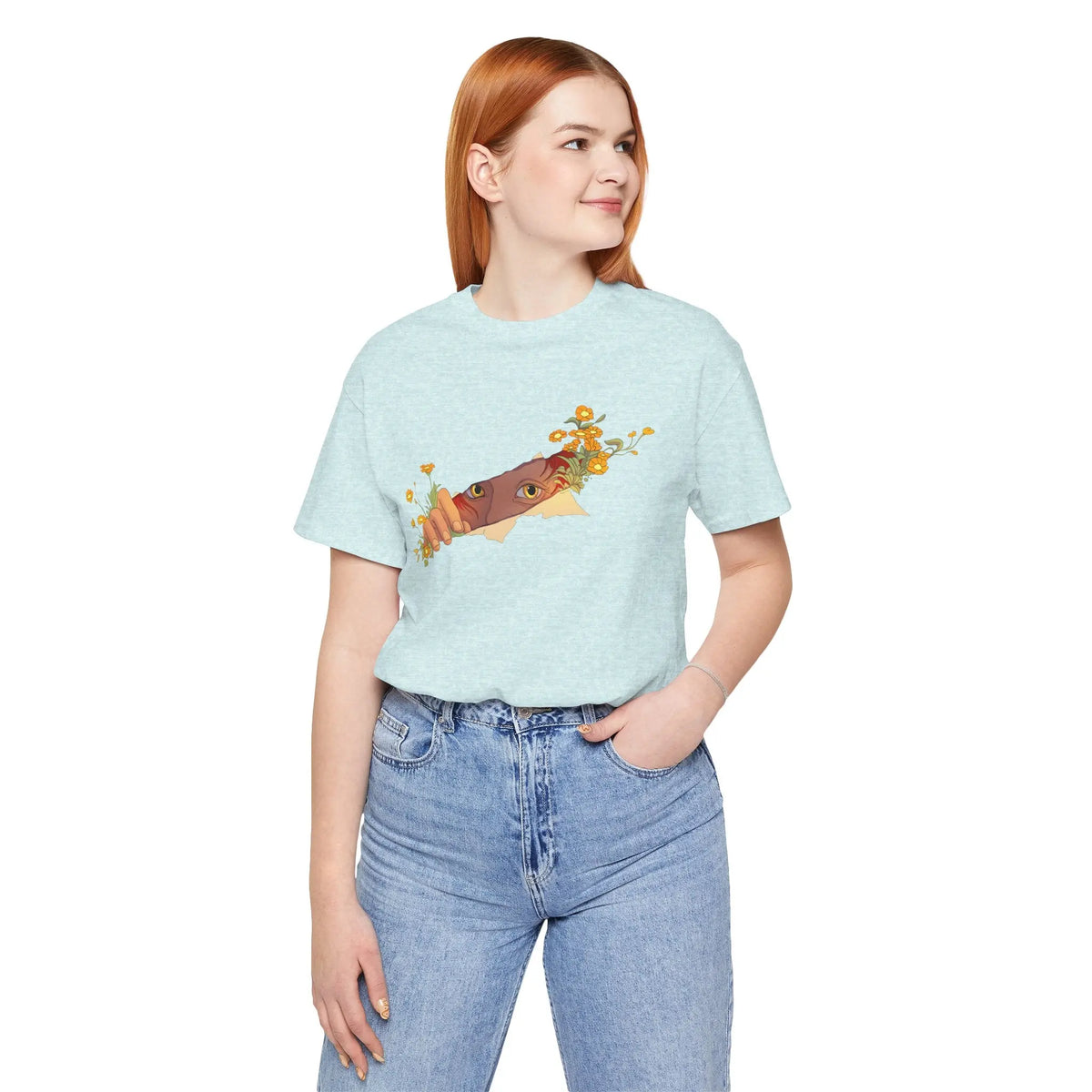 Flower Peek - Pop Art Unisex Tee House of Poco Loco