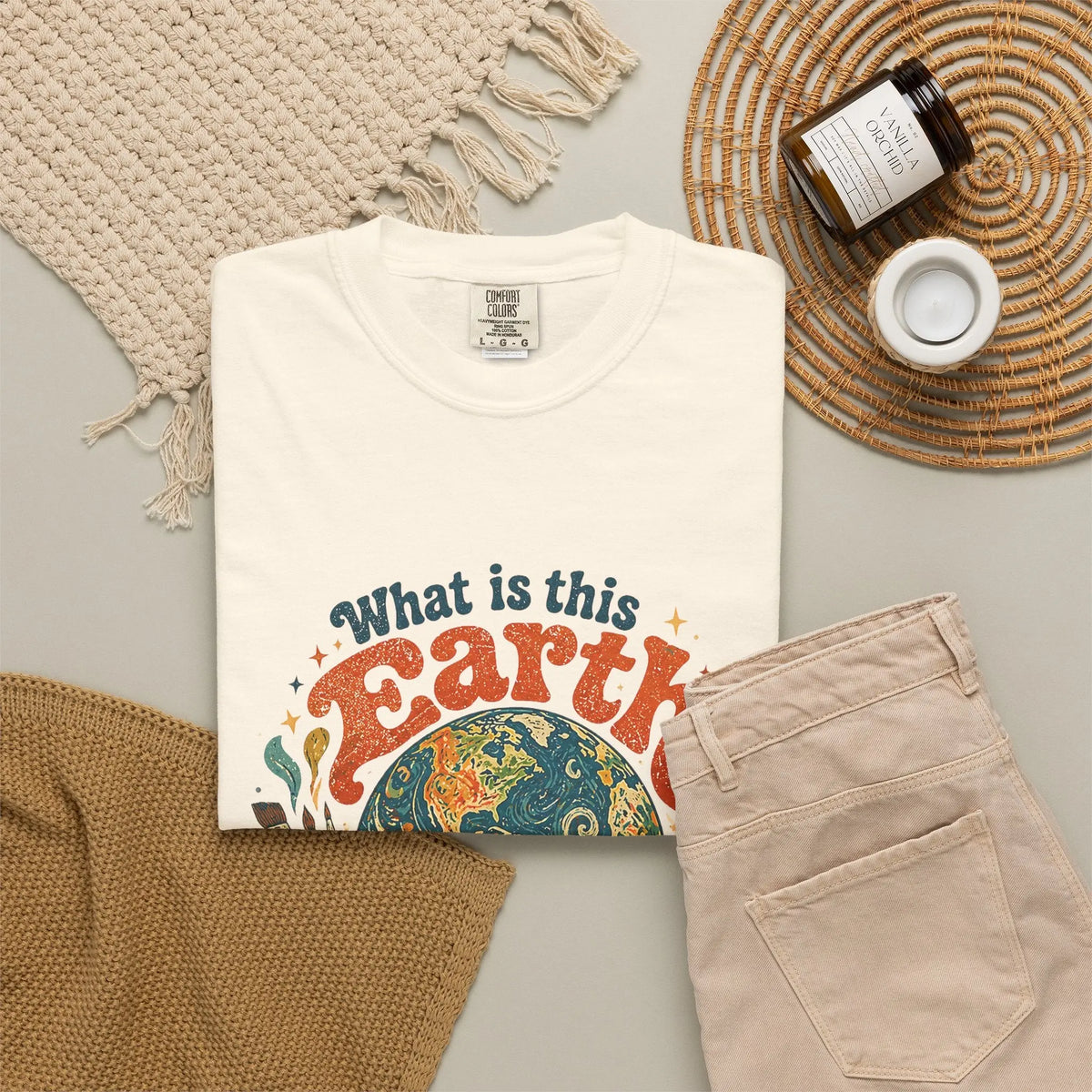 What is Earth without Art -  Vintage T-Shirt House of Poco Loco