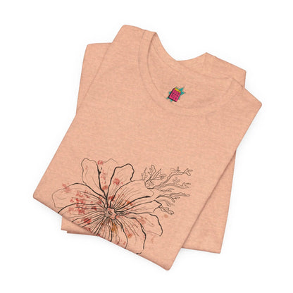 Hibiscus Flower - Pop Art Unisex Tee House of Poco Loco