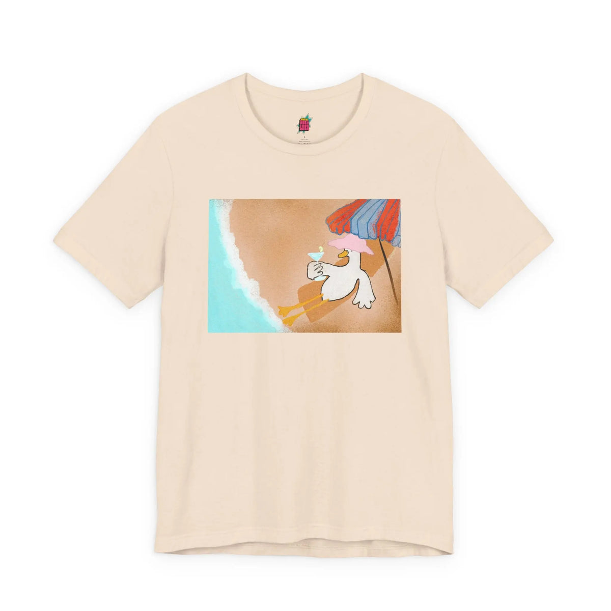 Beach Duck - Pop Art Unisex Tee House of Poco Loco