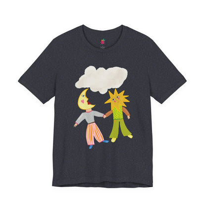 Sun and Moon - Pop Art T-Shirt Unisex House of Poco Loco