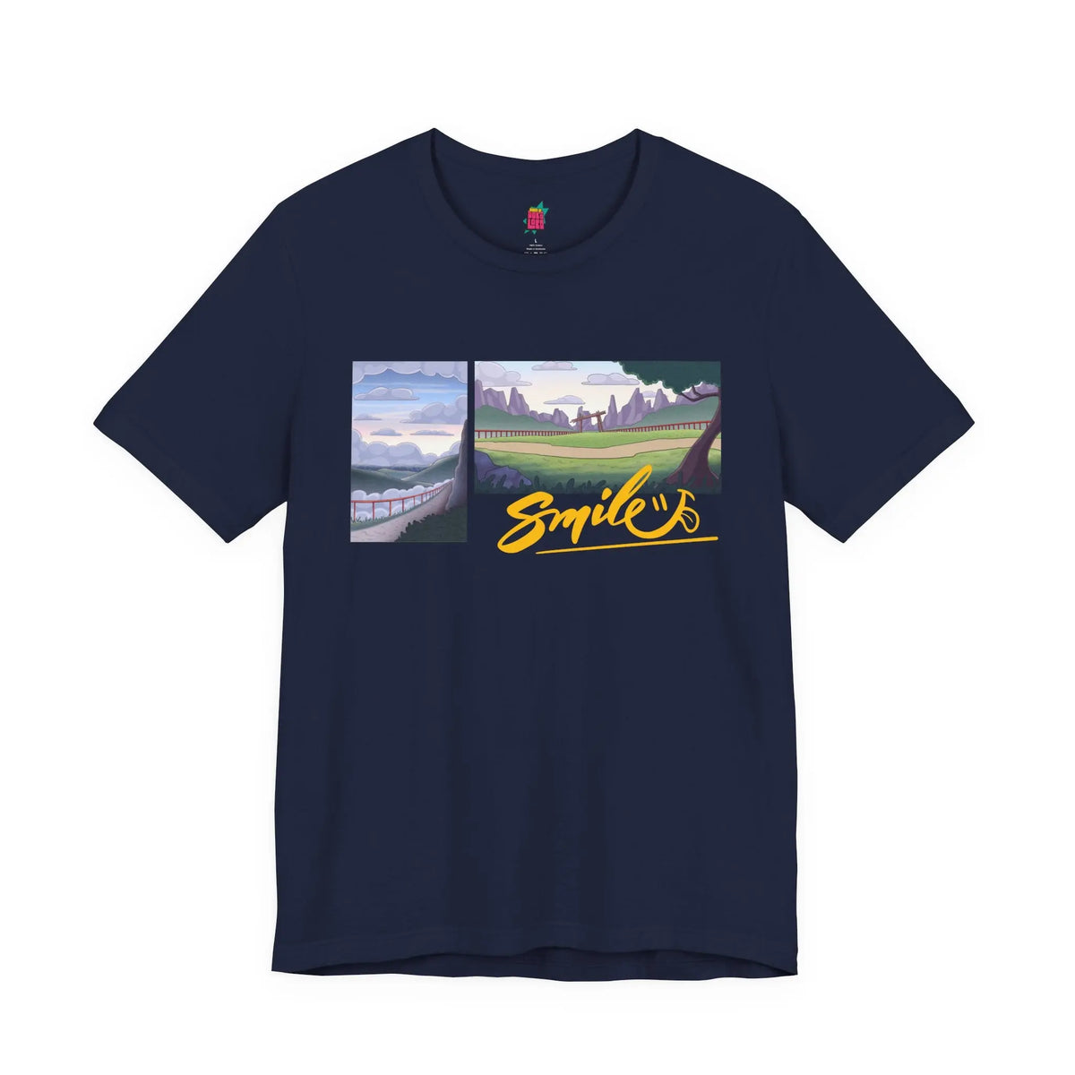 Cloudy Smile - Pop Art Unisex Tee House of Poco Loco