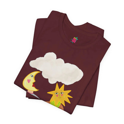 Sun and Moon - Pop Art T-Shirt Unisex House of Poco Loco