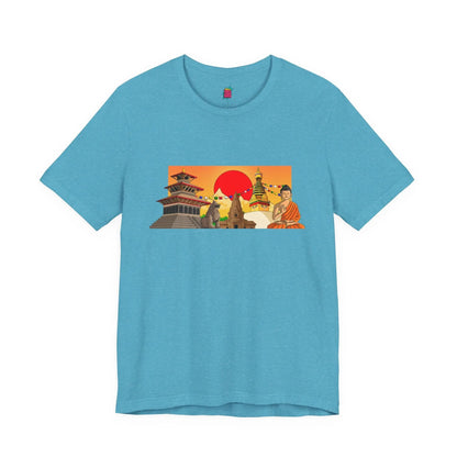 Kathmandu Valley - Pop Art T-Shirt Unisex House of Poco Loco