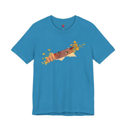 Flower Peek - Pop Art Unisex Tee House of Poco Loco