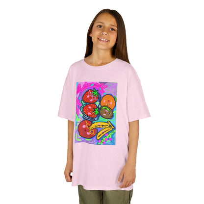Colorful Doodle Fruit  | Pop Art Kids Tee House of Poco Loco