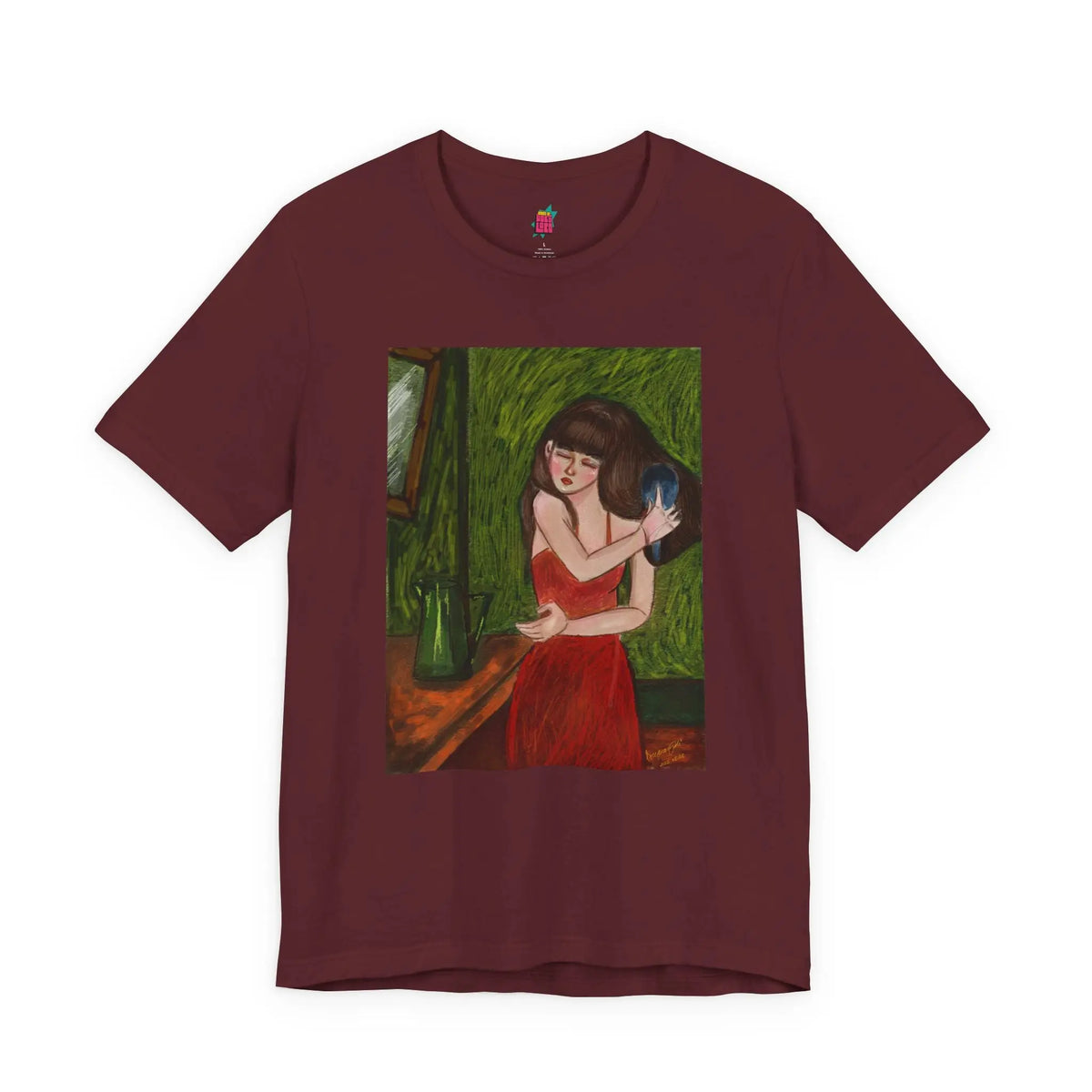 Combing Hair - Pop Art Unisex Tee House of Poco Loco