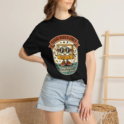 Good Vibes Only Cassette -  Vintage T-Shirt House of Poco Loco