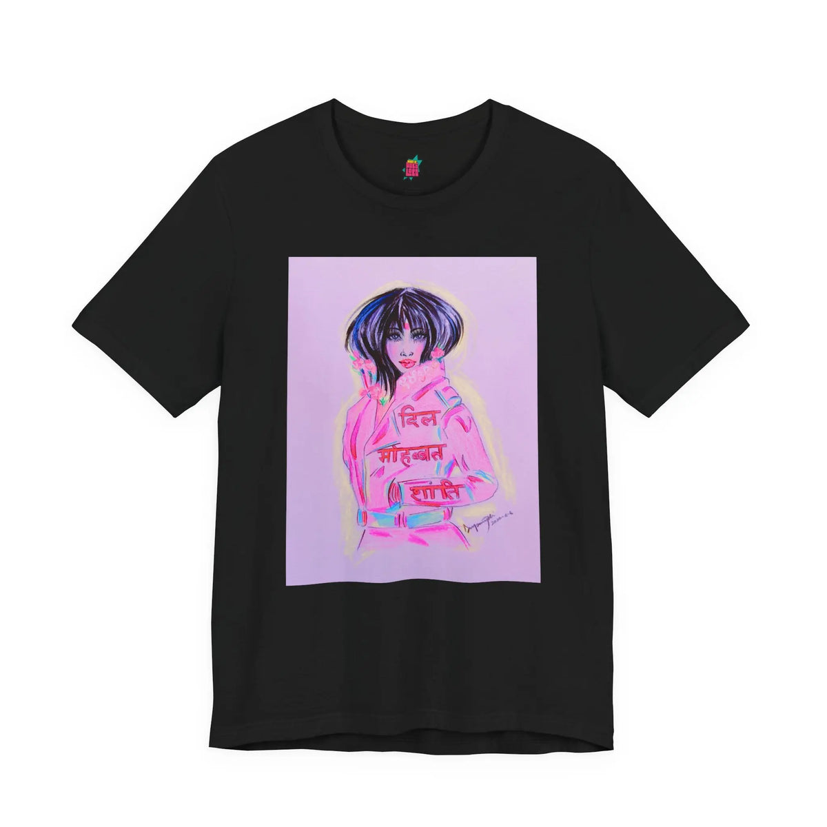 Lady Pink - Pop Art Unisex Tee House of Poco Loco