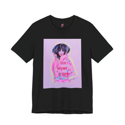 Lady Pink - Pop Art Unisex Tee House of Poco Loco